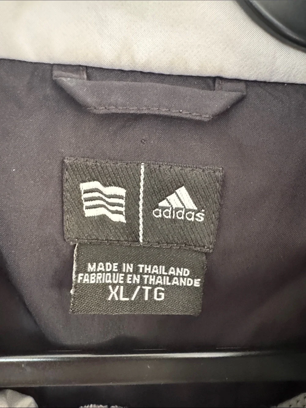 Vintage Adidas Climashield Storm Men’s Black Windbreaker Jacket 90s Y2K Golf XL